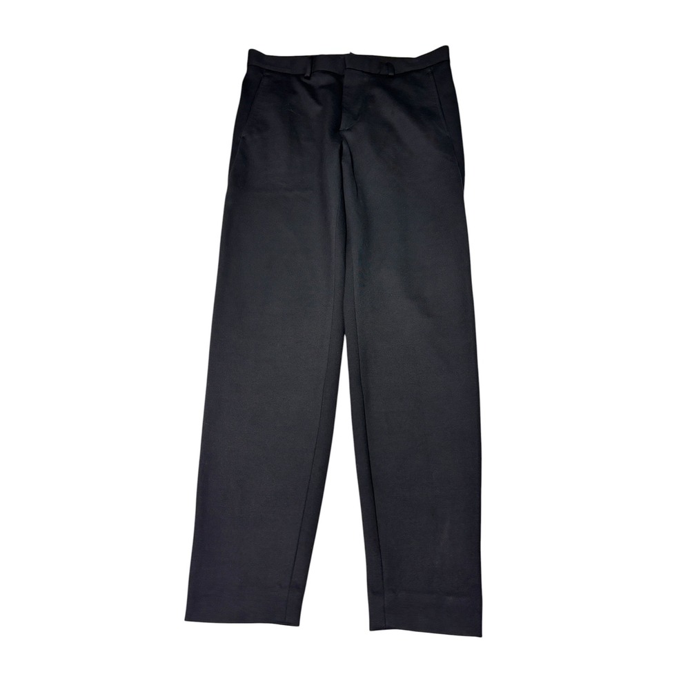 COS Mens 30R L29 Slim Fit Black Stretch Trousers Straight Leg Pants WAD-3165